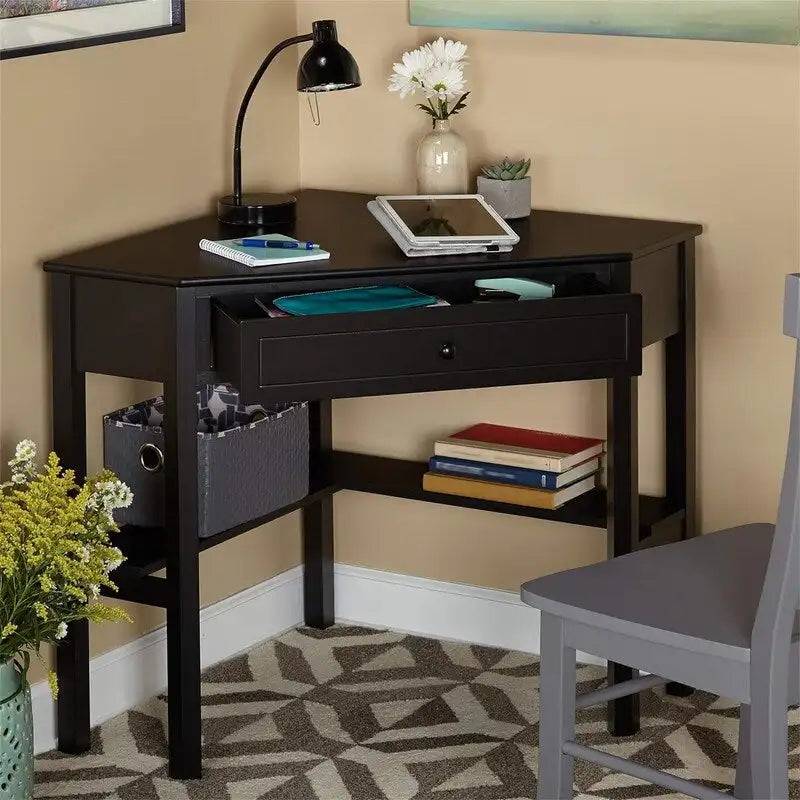 Wooden Corner Desk