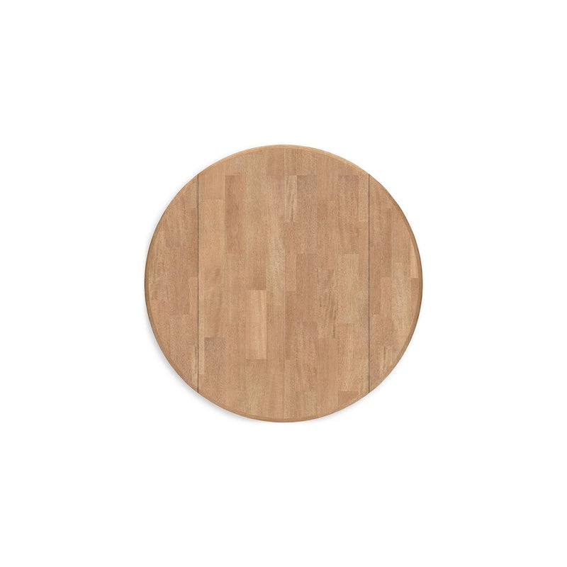 Dining Table, Extendable (26–42 inches), Dark Blue, Wooden, Includes 2 Extension Leaves