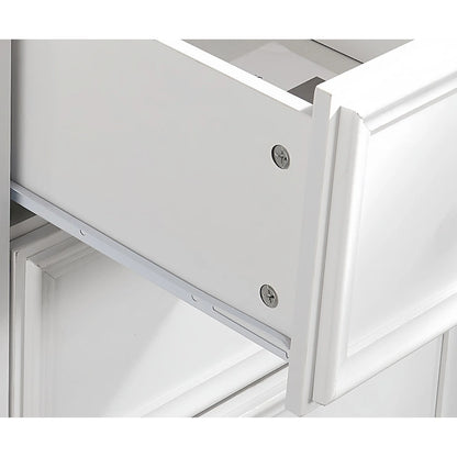 Farmhouse Modern 7-Drawer Horizontal Dresser, Cabinet, Storage Clothes, Storage Drawers Cabinet for Living Room
