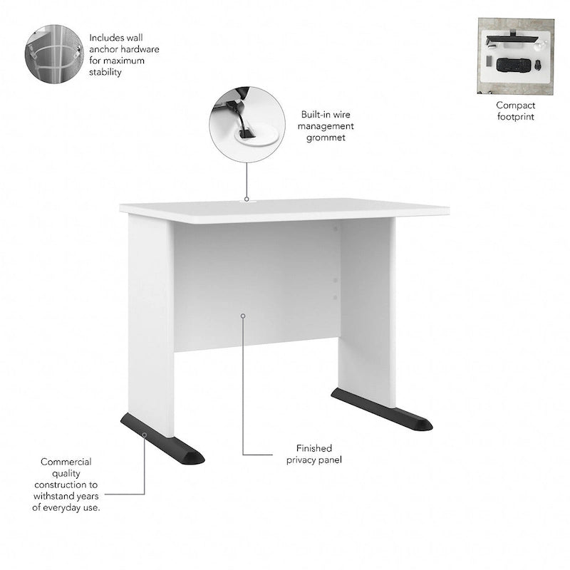 36-Inch Small Computer Desk