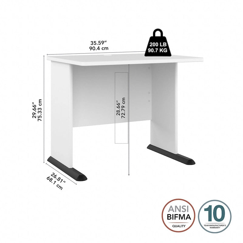 36-Inch Small Computer Desk