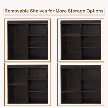 Shoe Storage Bench with 9 Cubbies - 11.8D x 31.5W x 18.9H