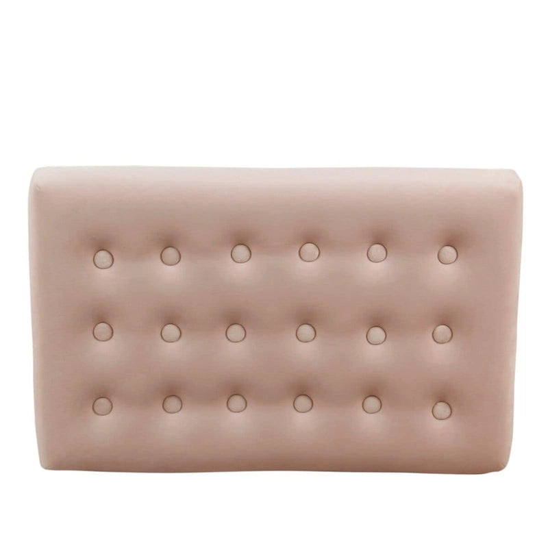 Velvet Tufted Footstool
