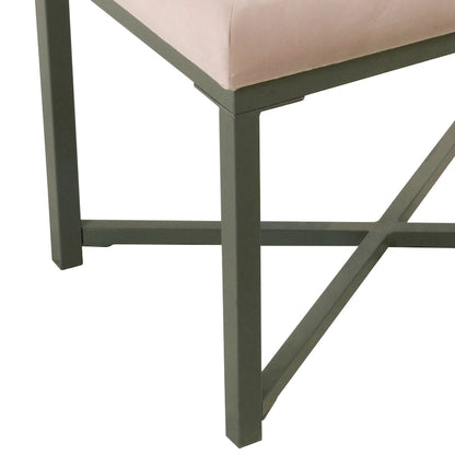 Velvet Tufted Footstool