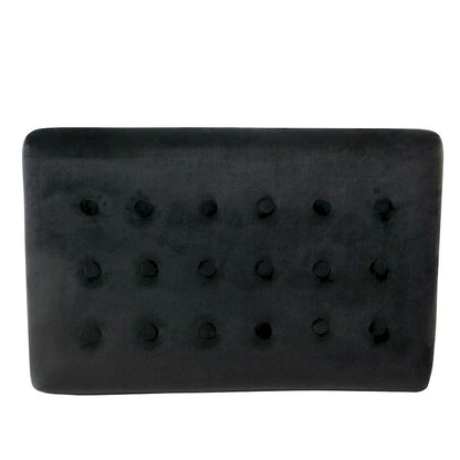 Velvet Tufted Footstool