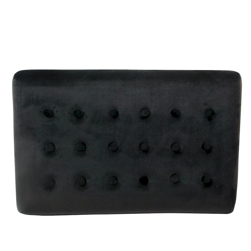 Velvet Tufted Footstool