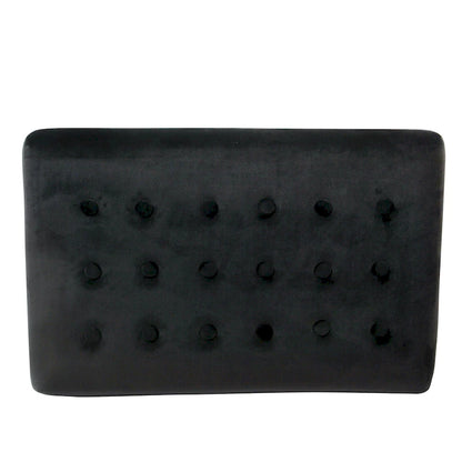 Velvet Tufted Footstool