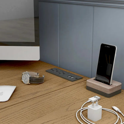 59-Inch Metal L-Shaped Computer Desk (With Usb Ports)