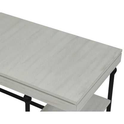 59-Inch Metal L-Shaped Computer Desk (With Usb Ports)