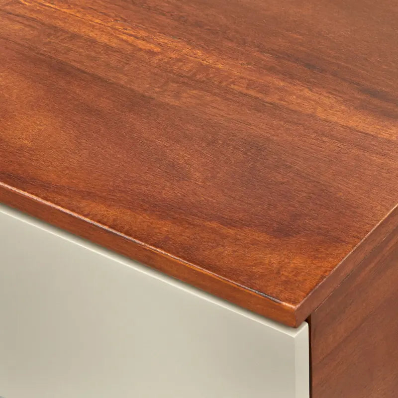 Nordic-Style Trapezoidal Desk and Bookshelf 2-Piece Set