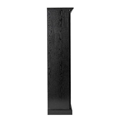 Farmhouse Storage Cabinet with Adjustable Shelves and Sliding Barn Door - 16.75D x 36.25W x 68H