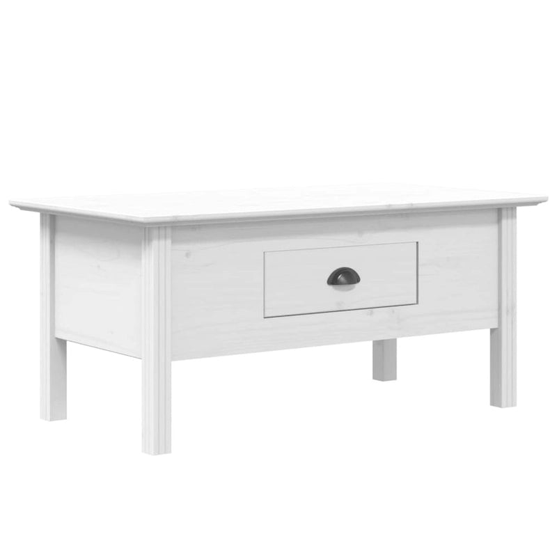Solid Pine Coffee Table / Living Room Accent Side Table — 39.4" x 21.7" x 17.7"