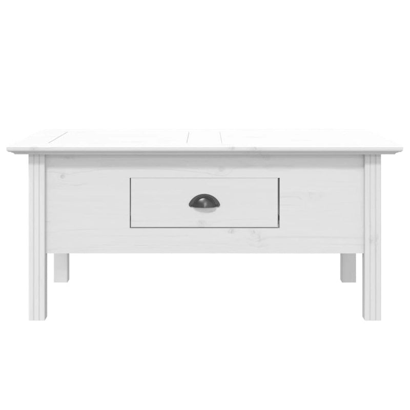 Solid Pine Coffee Table / Living Room Accent Side Table — 39.4" x 21.7" x 17.7"