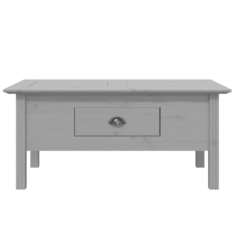 Solid Pine Coffee Table / Living Room Accent Side Table — 39.4" x 21.7" x 17.7"