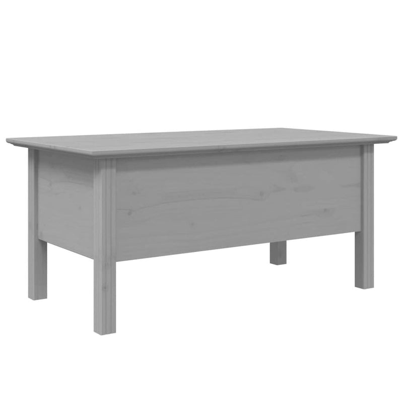 Solid Pine Coffee Table / Living Room Accent Side Table — 39.4" x 21.7" x 17.7"