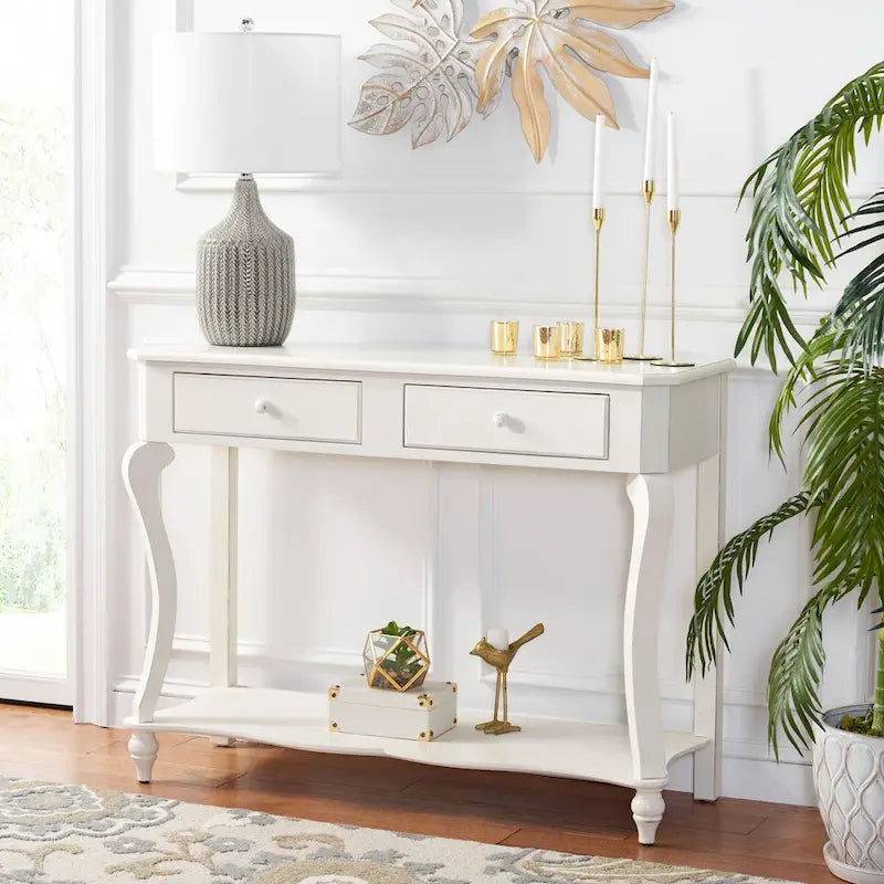 Solid Wood Entryway Table (W 43" x D 15" x H 32")