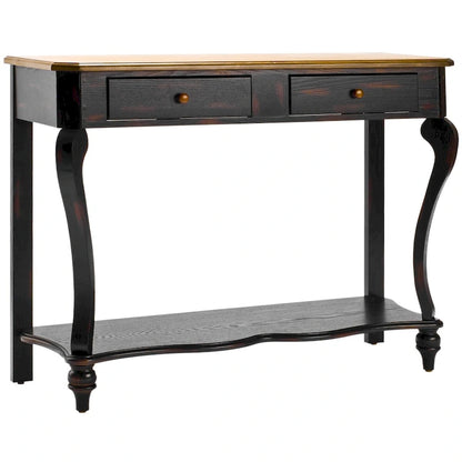 Solid Wood Entryway Table (W 43" x D 15" x H 32")