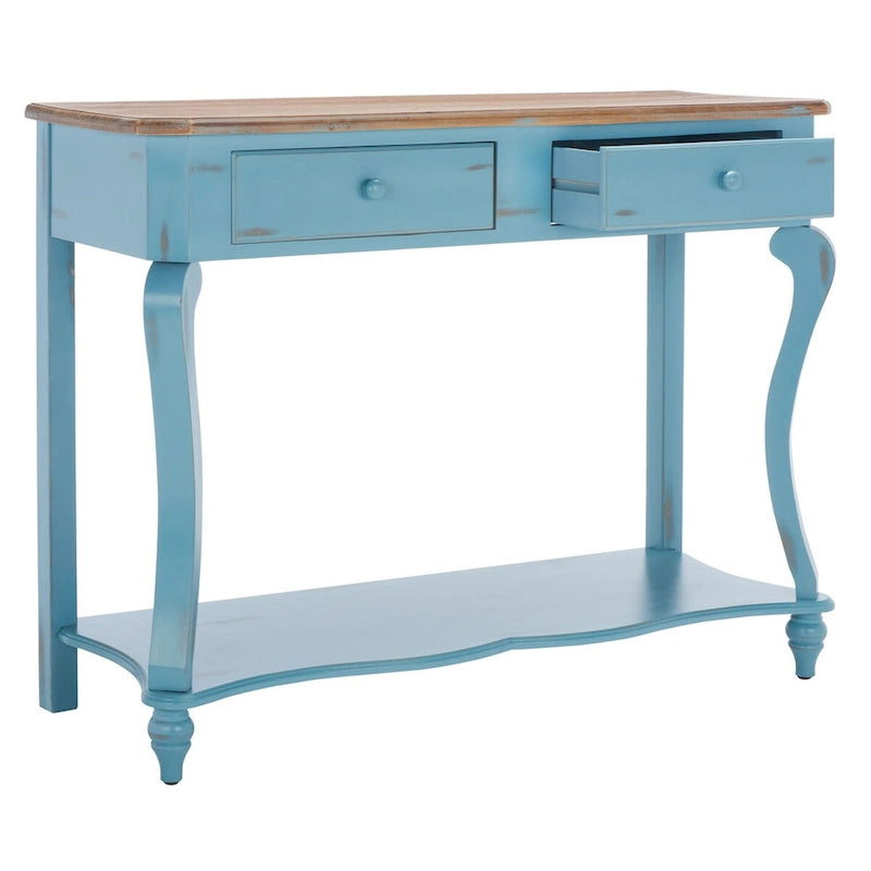 Solid Wood Entryway Table (W 43" x D 15" x H 32")