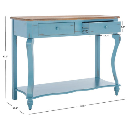 Solid Wood Entryway Table (W 43" x D 15" x H 32")