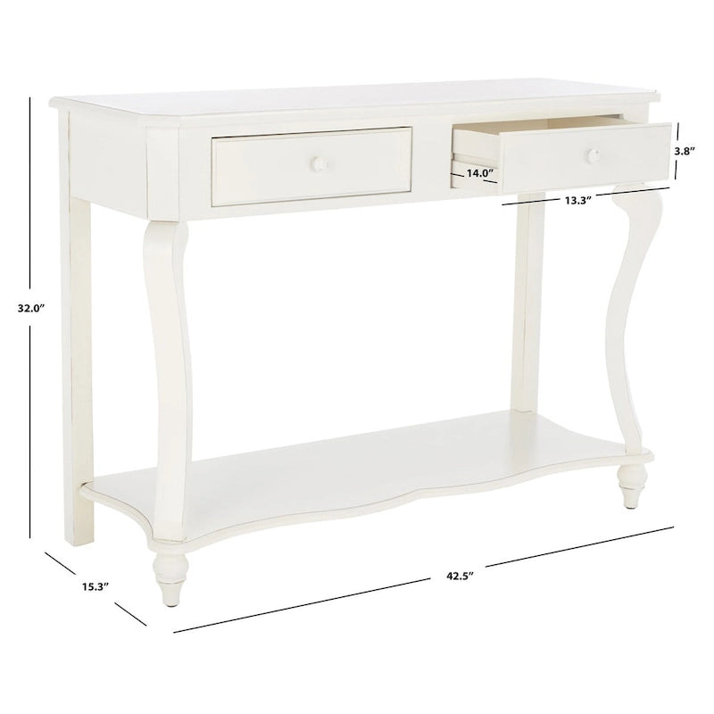 Solid Wood Entryway Table (W 43" x D 15" x H 32")