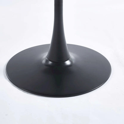 31.5Tulip Dining Table for 2-4 people With Round Mdf Table Top, Pedestal Dining Table, End Table Leisure Coffee Table