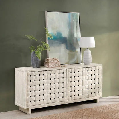 Four-Door Reclaimed Pine Sideboard