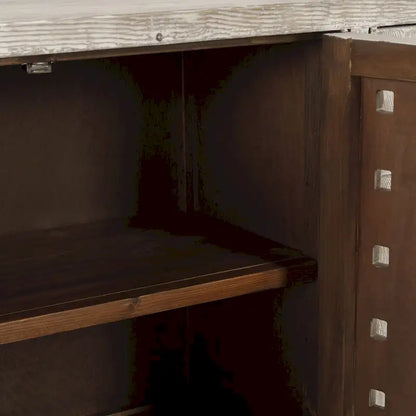 Four-Door Reclaimed Pine Sideboard
