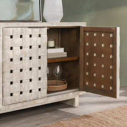 Four-Door Reclaimed Pine Sideboard
