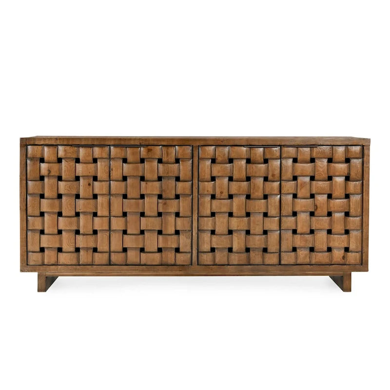 Four-Door Reclaimed Pine Sideboard