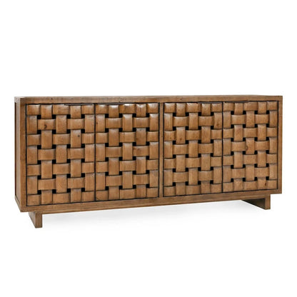 Four-Door Reclaimed Pine Sideboard