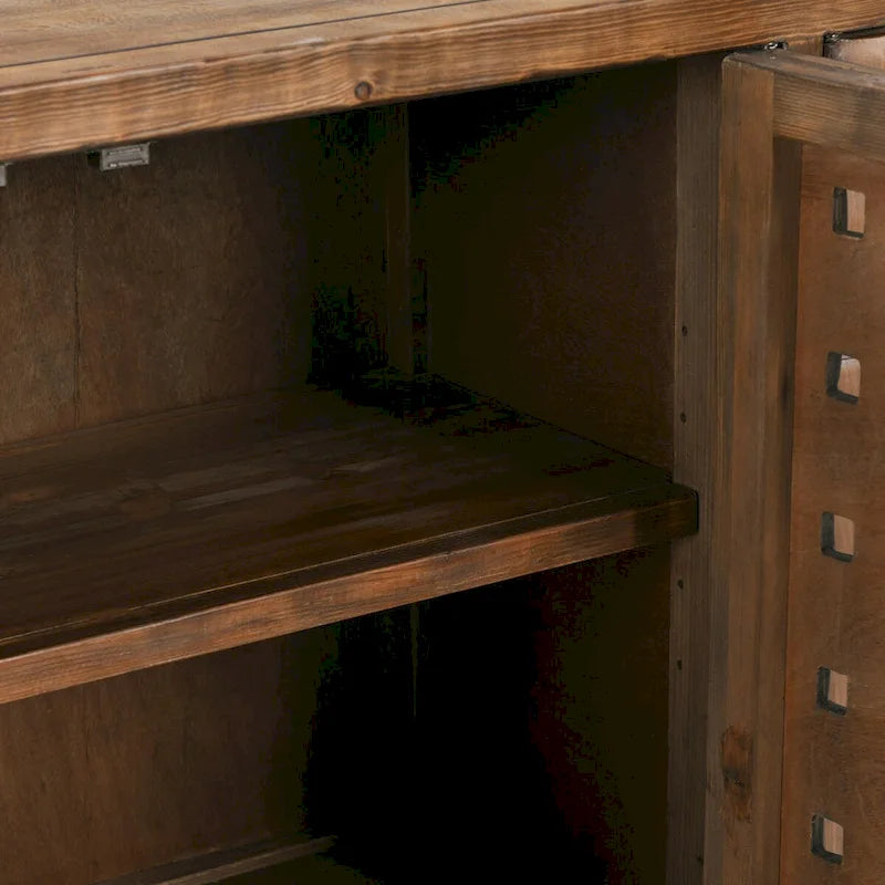Four-Door Reclaimed Pine Sideboard