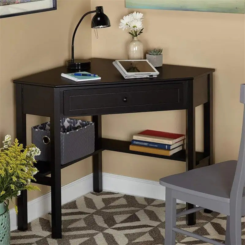 Wooden Corner Desk