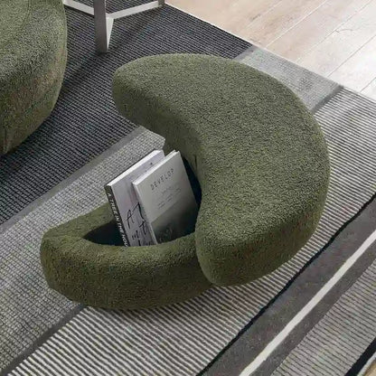 Modern Accent Round Loveseat Circle Swivel Barrel Chairs for Bedroom Cuddle Sofa Chair Lounger Armchair, 4 Pillows